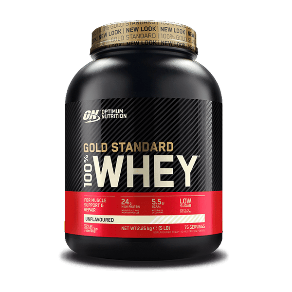 Optimum Nutrition Gold Standard 100% Whey 2.22kg Unflavoured