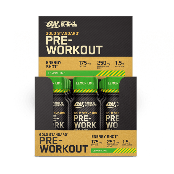 Optimum Nutrition Gold Standard Pre-Workout Shot 12x60ml Lemon & Lime