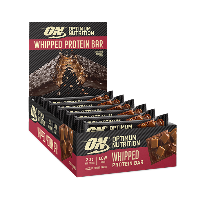 Optimum Nutrition Whipped Protein Bar 10x60g Chocolate Caramel