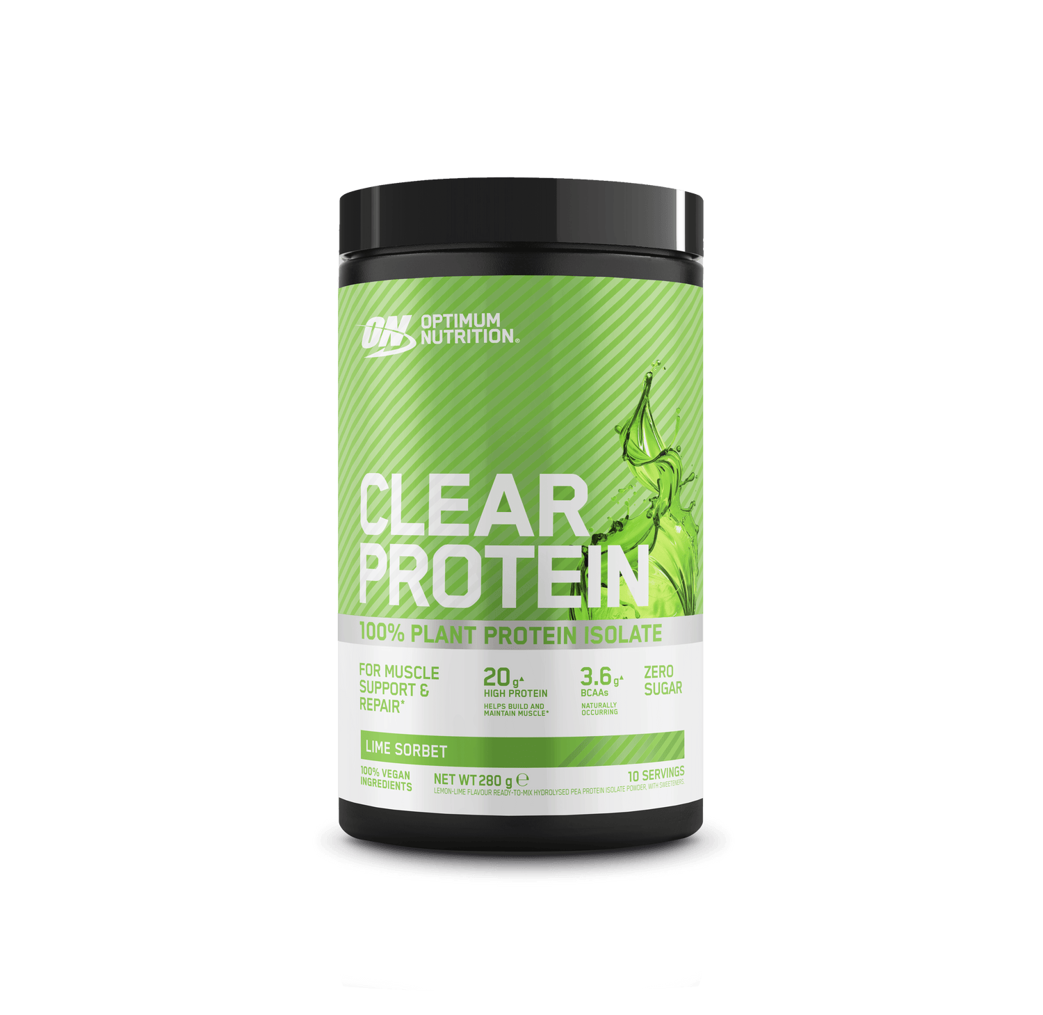 Optimum Nutrition Clear Protein 100% Plant Protein 280g Lime Sorbet