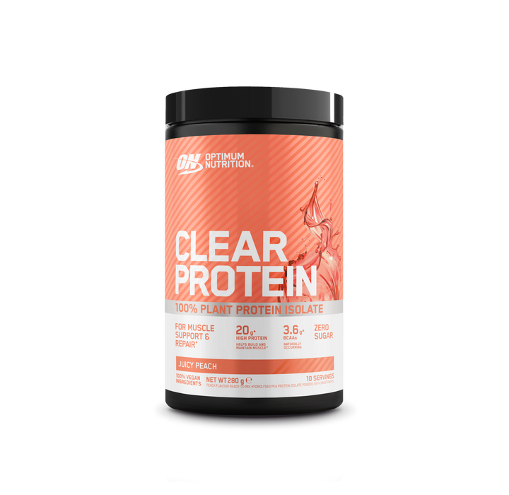 Optimum Nutrition Clear Protein 100% Plant Protein 280g Juicy Peach