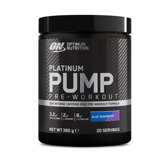 Optimum Nutrition Platinum Pump 380g Blue Razz