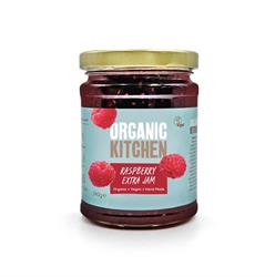 Organic Raspberry Extra Fruit Jam 340g, Organic Kitchen