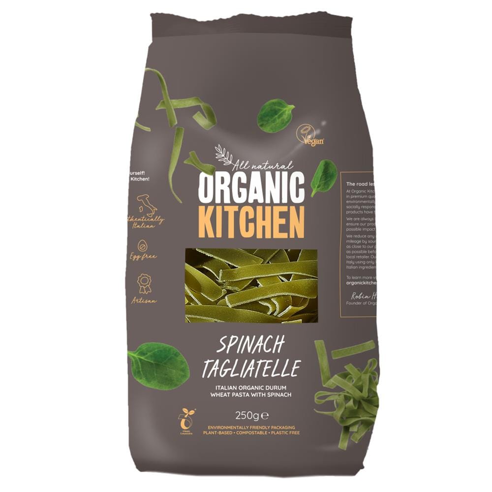 Cuisine biologique Organic Italien Spinach Tagliatelle 250G