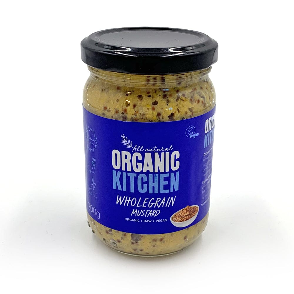 Cocina orgánica cocina orgánica wholegrain mostaza 200g