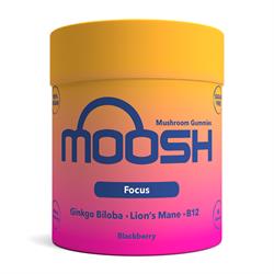 Moosh Mushroom Gummies 60 gummies - Focus, Moosh