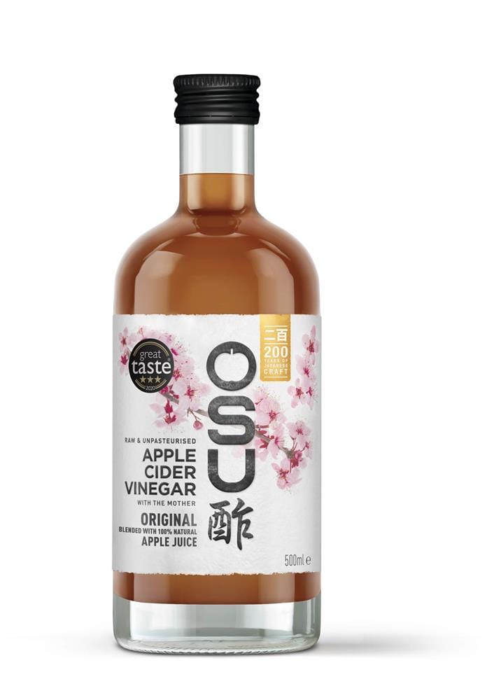 OSU OSU Vinaigre de cidre de pomme avec la mère et le jus de pomme 500 ml