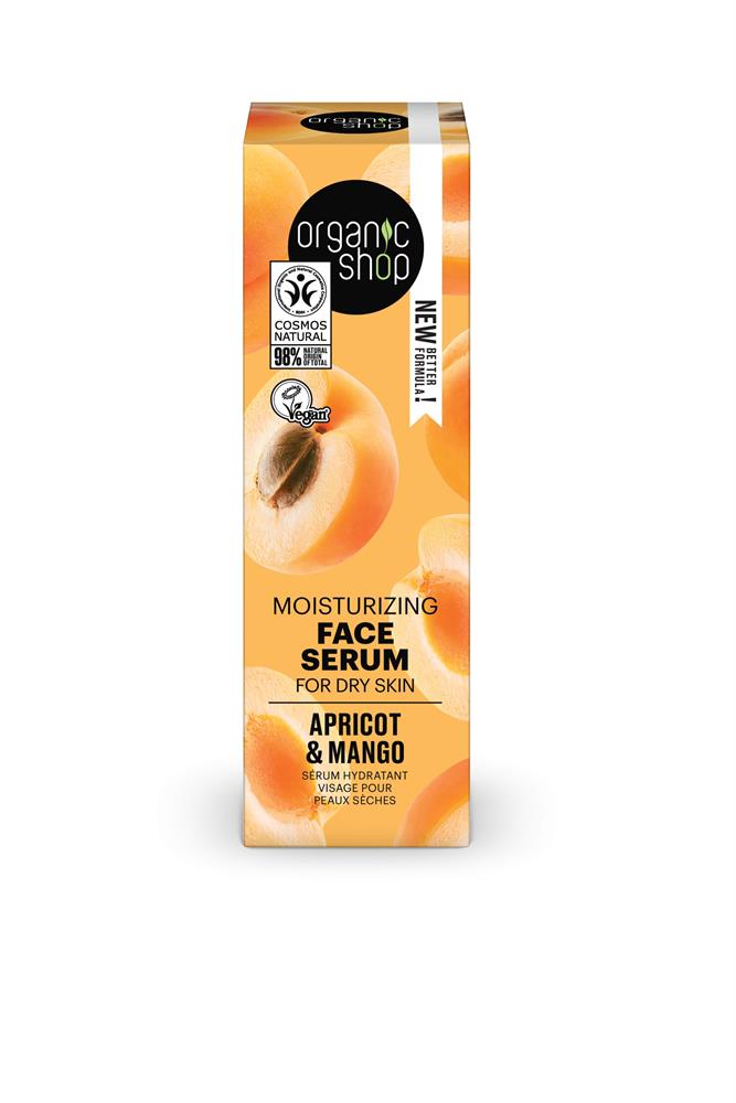 Sklep ekologiczny OS nawilżający twarz surowicy sucha skóra morela i mango (30 ml)