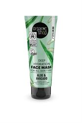 OS Deep hydration Face Mask Aloe&Avocado (75ml), Organic Shop