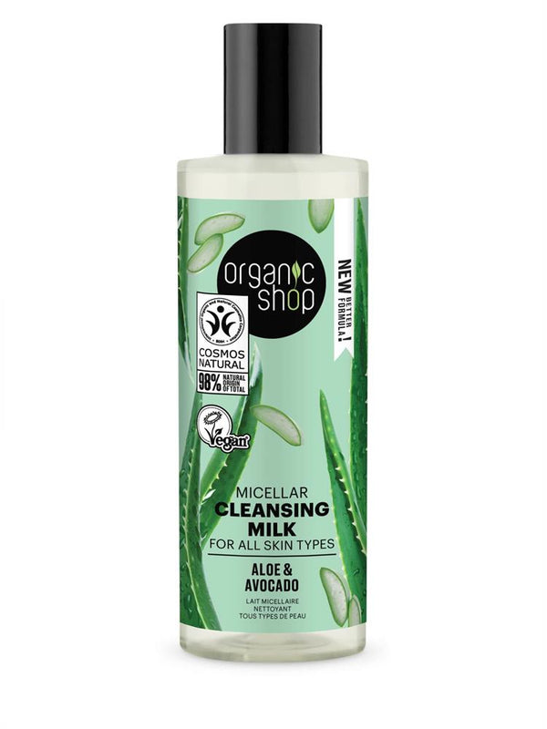 Organic Shop OS Micellar Cleansing Milk Aloë & Avocado (150 ml)