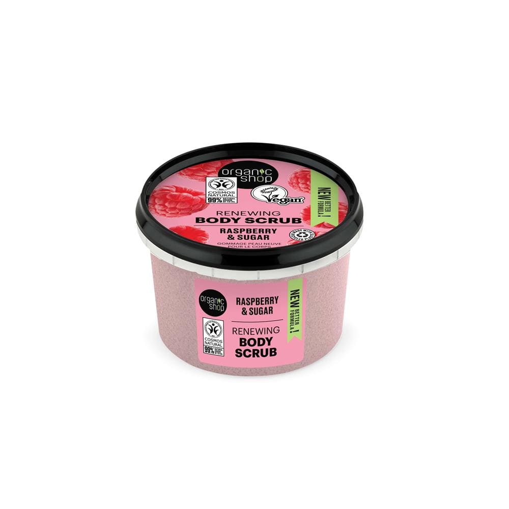 Organisk butik OS Renewing Body Scrub Raspberry & Sugar (250 ml)