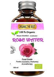 Organic Rose Water 100ml, Organic The Best