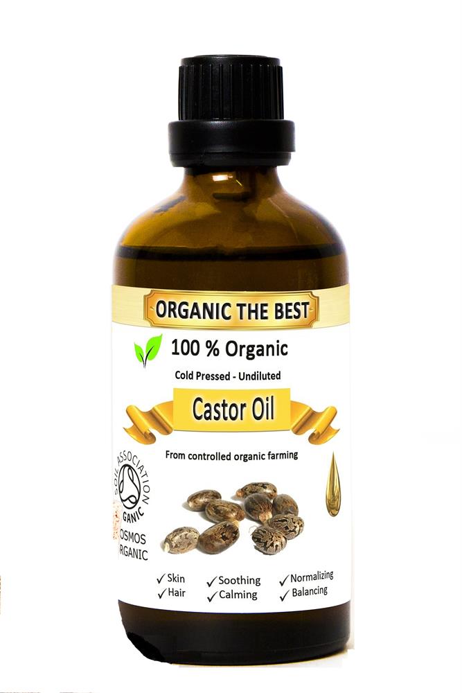 Organic The Best Castor Oil Organic Cold Pressed Undiluted 100ml