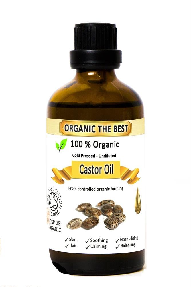 Organic The Best Castor Oil Organic Cold Pressed Undiluted 100ml