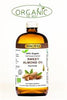 Organic Sweet Almond Oil 240 ML Cold Pressed Unrefined Certified, Organic The Best