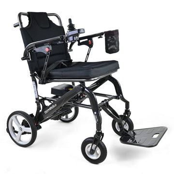 Olympus CF Folding Electric Wheelchair – Ultra-Lightweight Carbon Fibre, Travel-Friendly & Comfortable