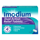 Imodium Dual Action Relief Tablets Pack of 12 - welzo