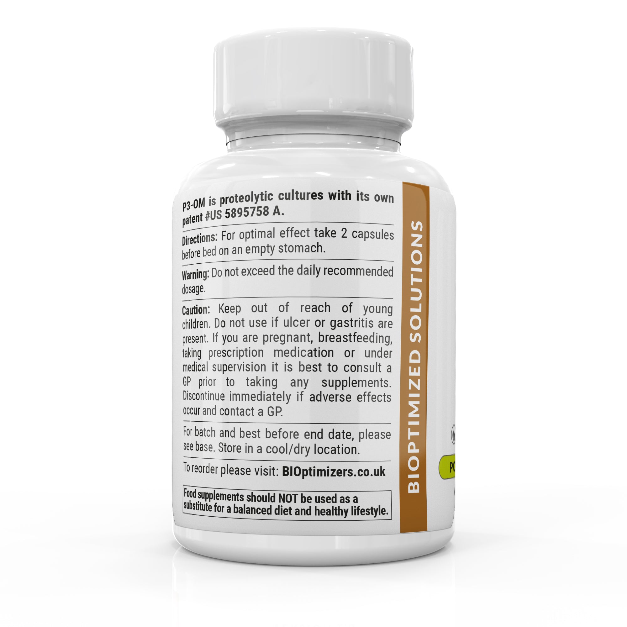 Bioptimizzatori P3 -OM - Bio Culture probiotiche 120 Capsule