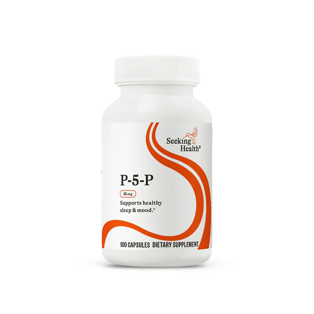 5 -fosfato piridoxal (p5p) - 25 mg - 100 cápsulas vegetarianas - buscando salud