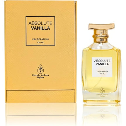 Absolute Vanilla Perfume 100ml Unisex Amber Vanilla Perfume for Women and Men Woody Sweet Warm Vanilla Scent