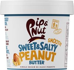 Pip & Nut Sweet and Salty Smooth Peanut Butter 1000g, Pip and Nut