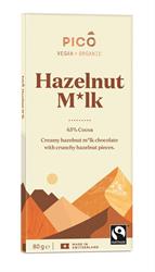 Pico Organic Hazelnut M*lk Chocolate Bar, Pico