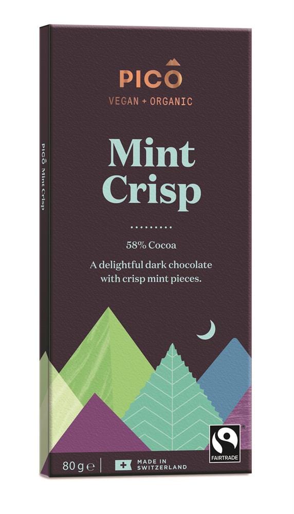 Pico Pico Organic Mint Crisp Chocolate (80g)