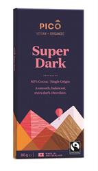 Pico Organic Super Dark Chocolate (80g), Pico