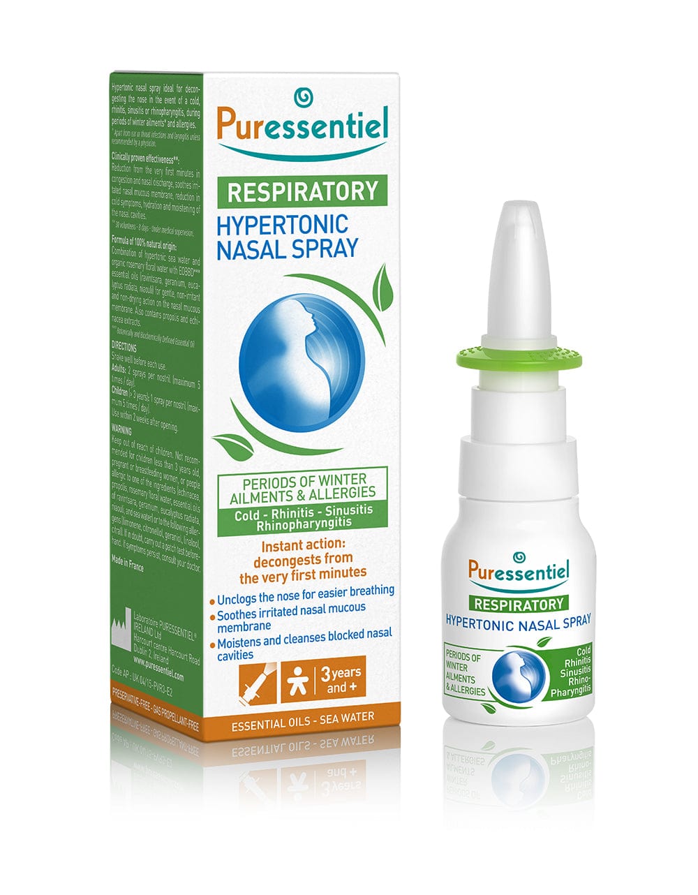 PuresSentiel Decongestant nosní sprej 15 ml