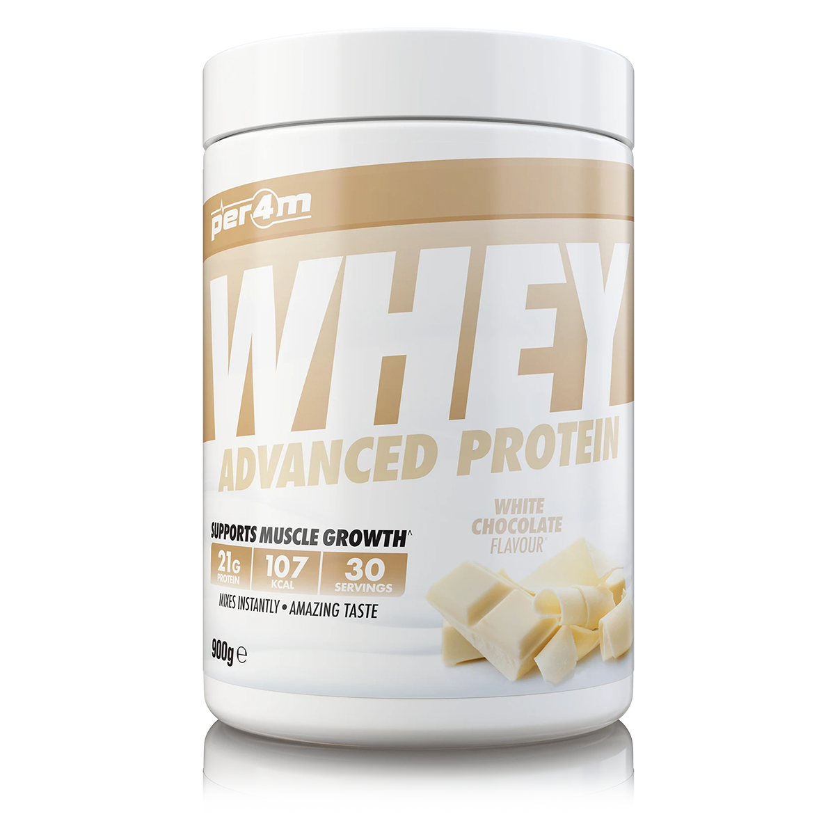 Per4m Advanced Whey Protein 900g White Chocolate