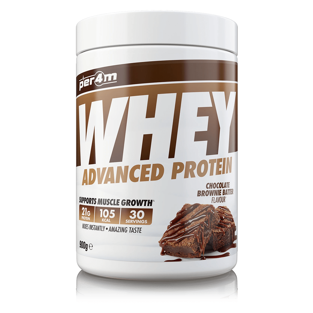 Per4m Advanced Whey Protein 900g Chocolate Brownie Batter