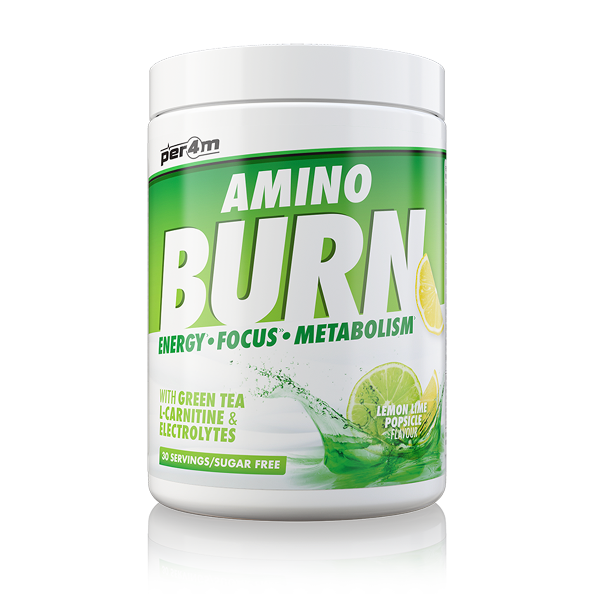 Per4m Amino Burn 240g Lemon Lime Popsicle