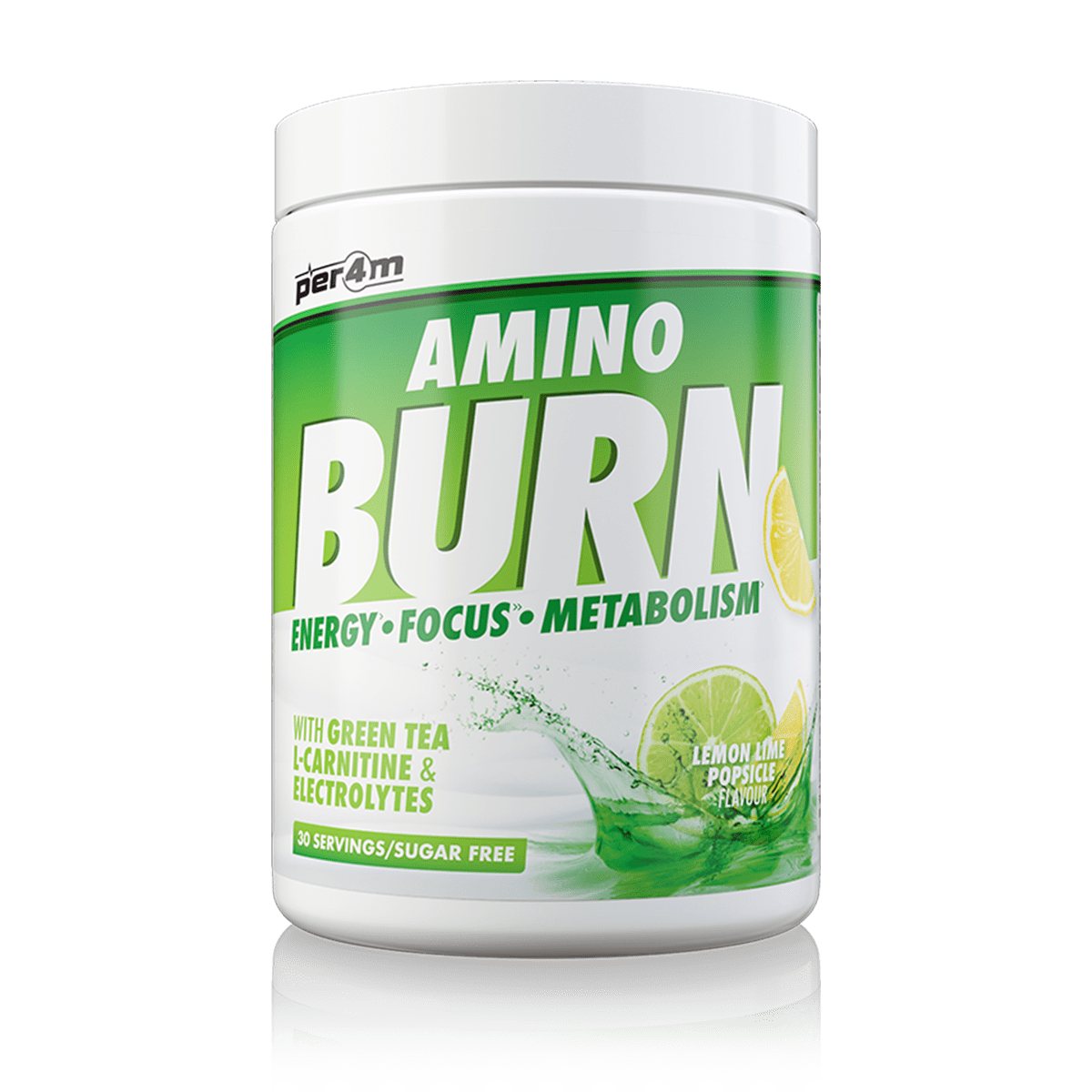 Per4m Amino Burn 240g Lemon Lime Popsicle