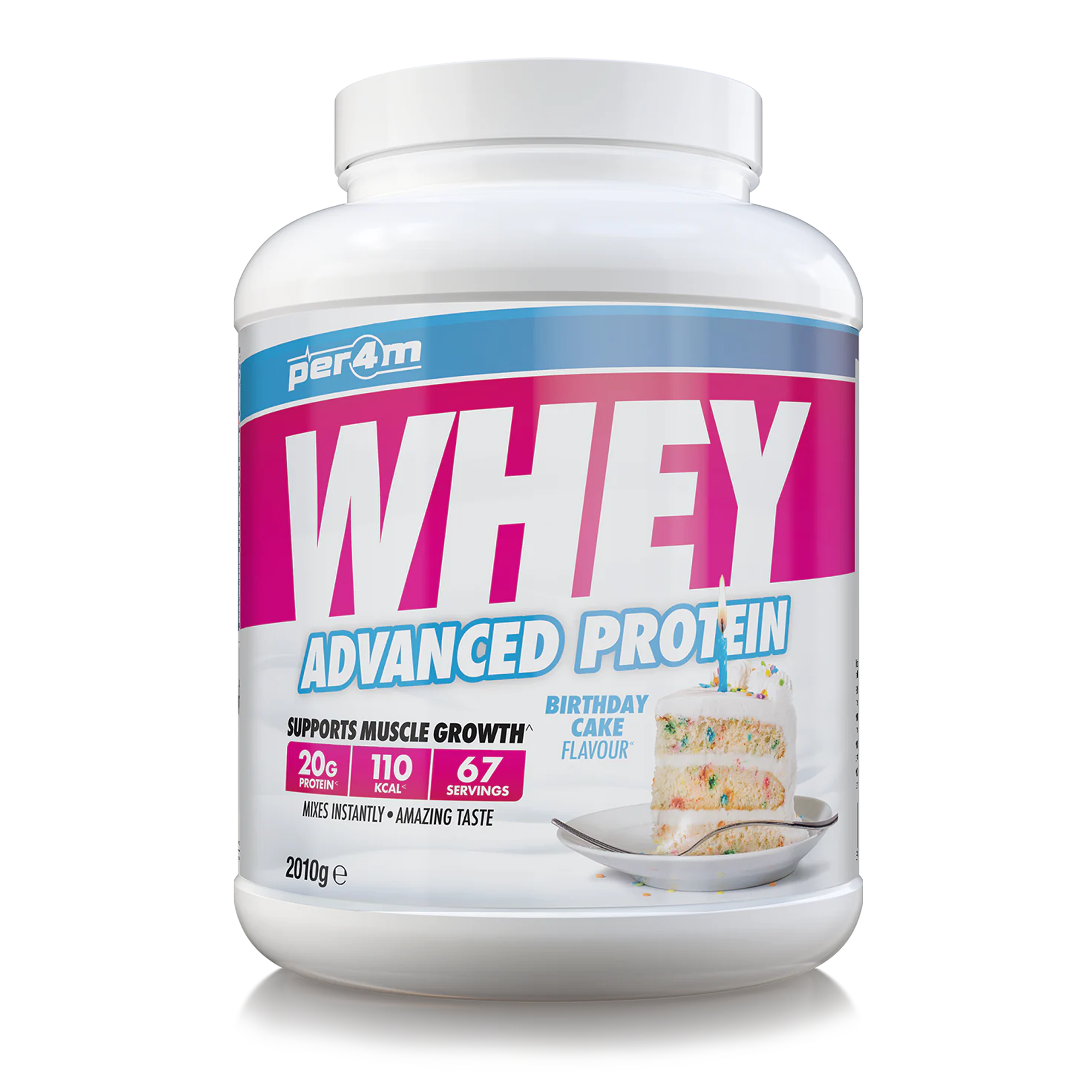 Per4m Advanced Whey Protein 2.01kg Birthday Cake