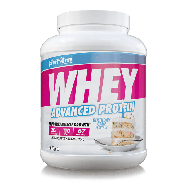 Per4m Advanced Whey Protein 2.01kg Birthday Cake