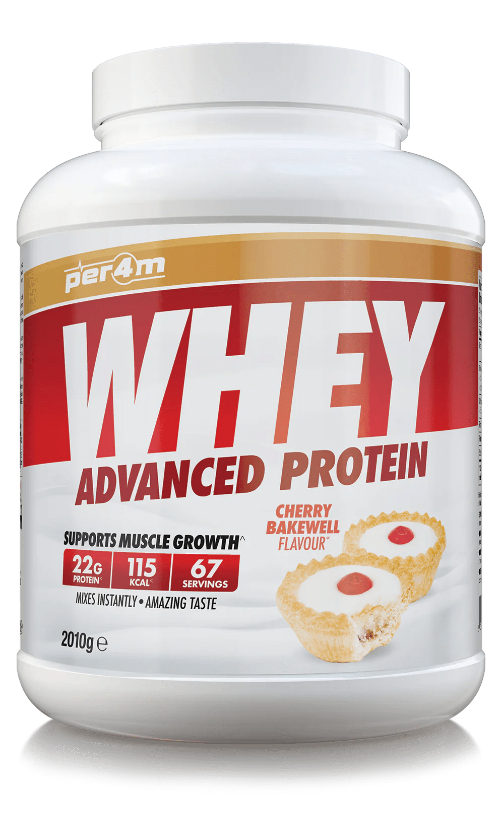 Per4m Advanced Whey Protein 2.01kg Cherry Bakewell