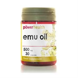 Emu Oil 30 Capsules, Power Health