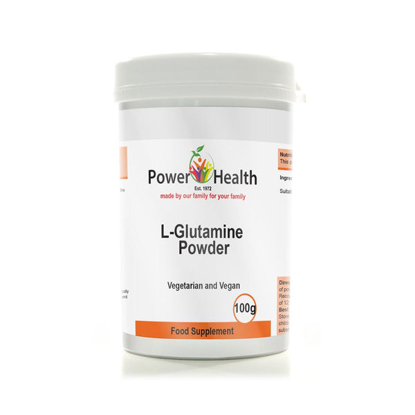 Power Health L-glutamină pulbere 100gr