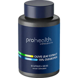 OLIVE LEAF EXTRACT (15% OLEUROPEIN) - 500mg - 60 veg Caps - ProHealth - welzo