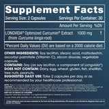 Curcumina ottimizzata Longvida - 500 mg, 60 capsule vegetariane - ProHealth