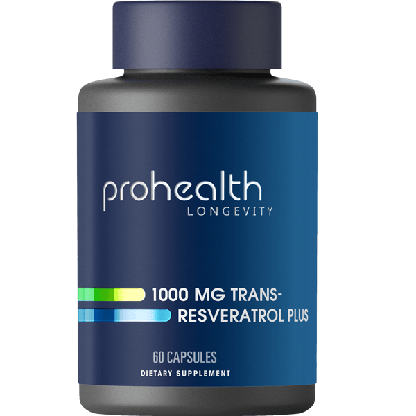ProHealth Longevity Trans-Resveratrol Plus 1000mg – 60 Capsules