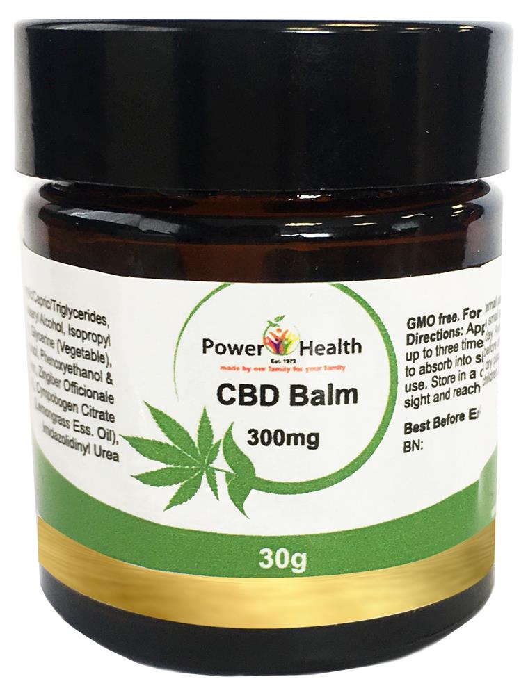 Power Health CBD Balm 300mg 30g jar