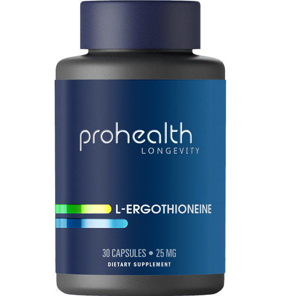 ProHealth Longevity L-Ergothioneine 25mg – 30 Capsules