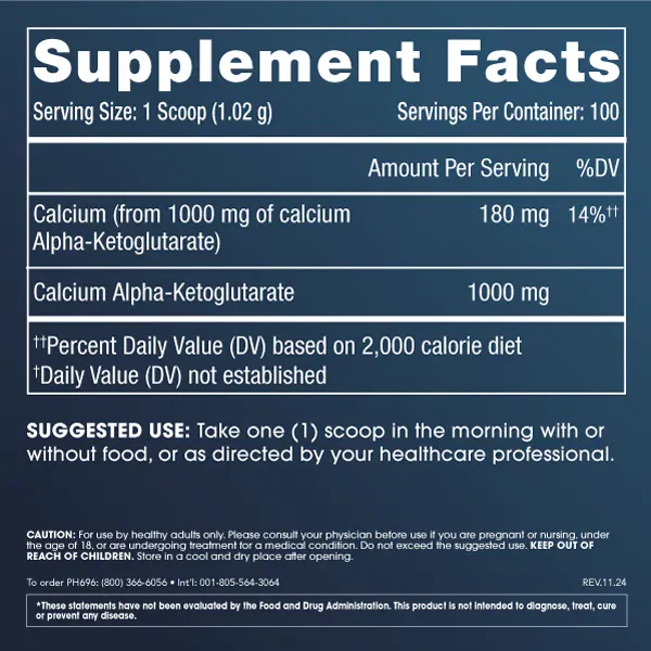 ProHealth Longevity Calcium AKG Longevity Powder – 100 g – image 4