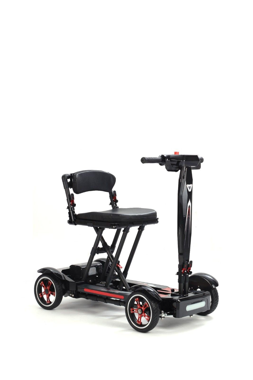 Welzo Allstar Lightweight 17KG Foldable Mobility Scooter – Portable Electric Scooter, Carbon Fibre 30km Range