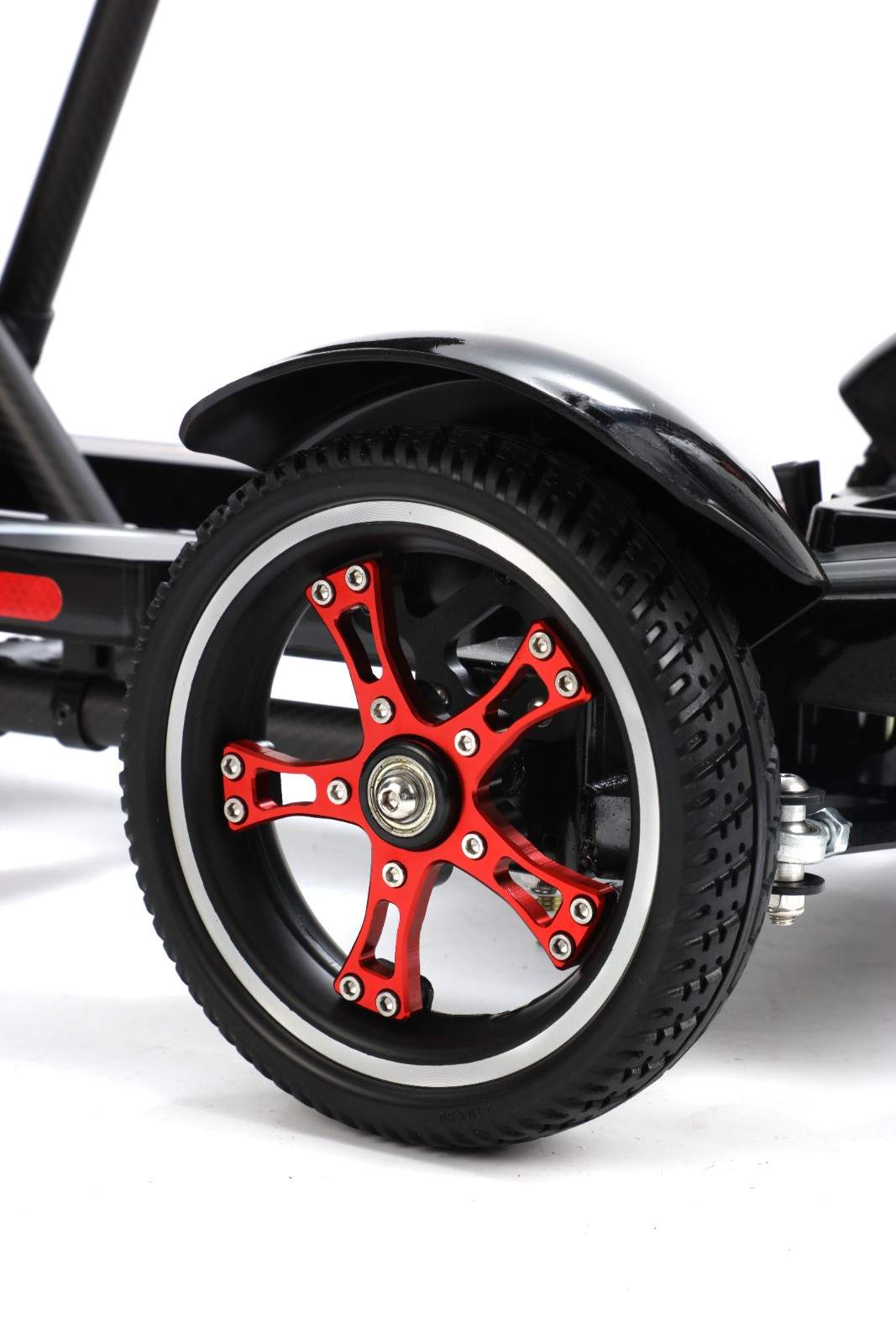 Welzo Allstar Lightweight 17KG Foldable Mobility Scooter – Portable Electric Scooter, Carbon Fibre 30km Range