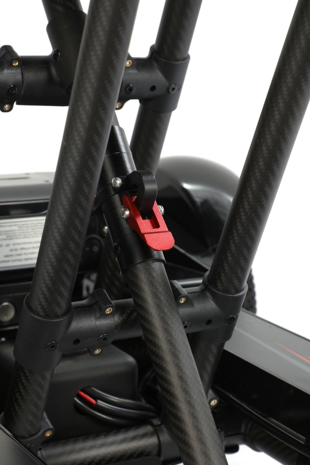 Welzo Allstar Lightweight 17KG Foldable Mobility Scooter – Portable Electric Scooter, Carbon Fibre 30km Range