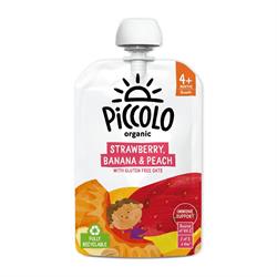 Strawberry Banana and Peach 100g, Piccolo