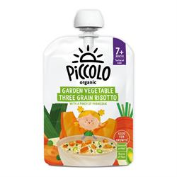 Three Grain Vegetable Risotto 130g, Piccolo