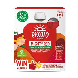 Organic Red & Go Multipack 6 months + 4 x 90g, Piccolo